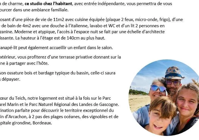 Feriehus L'annexe Le Teich